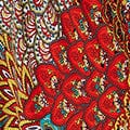 Peacock Print V-Neck Maxi Dress Styled View 2