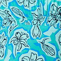 Floral 1/2 Flare Sleeve Midi Dress Detail View