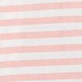 Striped Tie Waist Knee Length Dress Full Length View