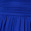 Pleated Semi Sheer Layered Maxi Dress Side View 2