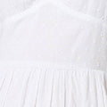 Broderie Anglaise Frill Strap Maxi Dress Back View 2