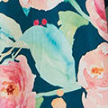 Floral Sleeveless Pleat Front Midi Dress Front View 2