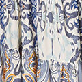 Patchwork Print Short Sleeve Midi Dress Detail View
