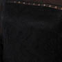 Semi Sheer Lace Trim Short Dress Front View 2