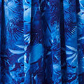 Printed 1/2 Sleeve Wrap Midi Dress Back View 2
