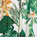 Leaf Print Cap Sleeve Lace Maxi Dress Full Length View