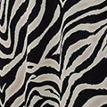Zebra Print Layered Tie Waist Maxi Dress Front View 2