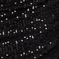 Sequinned Long Sleeve Short Wrap Dress Front View 2