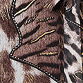 Embellished Animal Print Maxi Dress Styled View