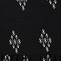 Border Print Relaxed Knee Length Dress Front View 3