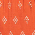 Border Print Relaxed Knee Length Dress Full Length View