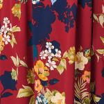 Floral High Low Wrap Maxi Dress Styled View 2