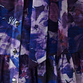 Floral Tie Waist Mini Shirt Dress Front View 2