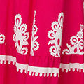 Ikat Print Sleeveless A-Line Maxi Dress Back View 3
