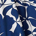 Leaf Print Cap Sleeve Lace Midi Dress Full Length View