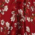 Floral Long Sleeve Lace Trim Maxi Dress Styled View
