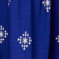 Border Print 1/2 Sleeve Maxi Dress Side View 4