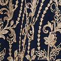 Floral Embroidered 3/4 Sleeve Maxi Dress Front View 2