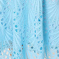 Floral Lace Cut Out Frilled Trim Midi Dress Styled View 3