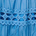 Lace Layer Sleeveless Tie Maxi Dress Full Length View