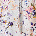 Floral High Neck Tie Waist Short Dress Full Length View