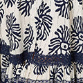 Floral Cap Sleeve Lace Midi Dress Full Length View