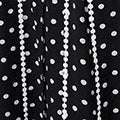 Polka Dot Belted Maxi Shirt Dress Back View 2