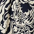 Printed 1/2 Puff Sleeve Midi Shirt Dress Front View 2