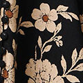 Floral Tie Waist A-Line Knee Length Dress Full Length View