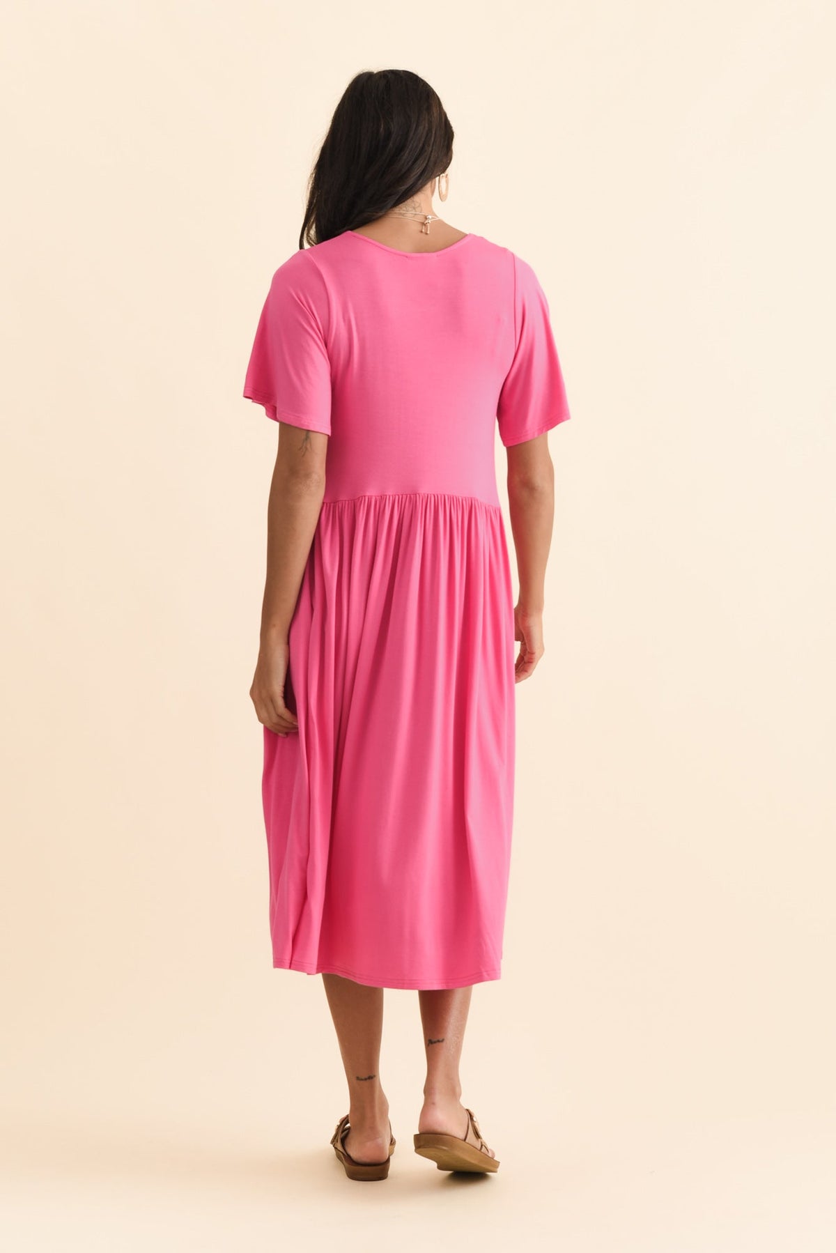 Dalton Pink Crescent Dress Detail View