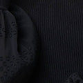 Long Sheer Sleeve Bodycon Knit Dress Front View 2