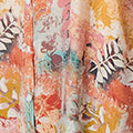 Abstract Long Sleeve Longline Shirt Detail View 2
