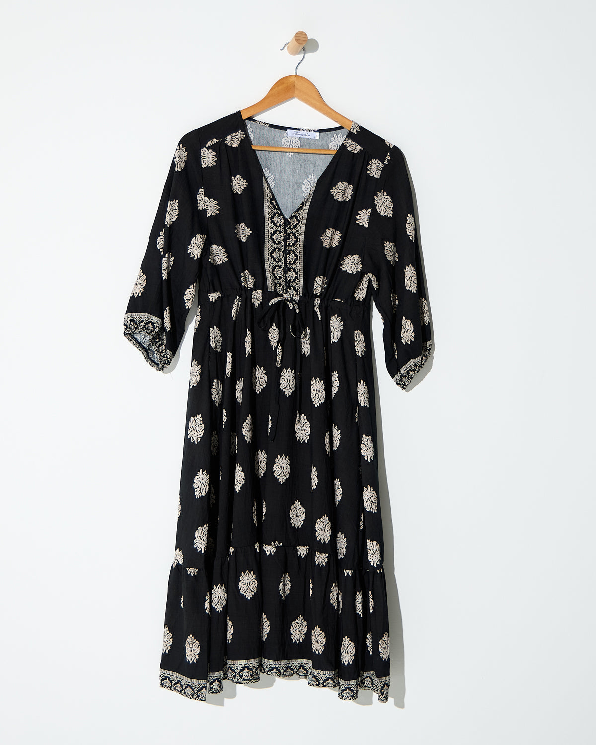 Women's Rosalie printed tiered midi dress in Multicolor