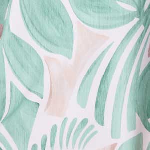 Floral V-Neck Knee Length Shift Dress Detail View 2