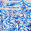 Leaf Print 1/2 Sleeve Midi Shirt Dress Front View 2