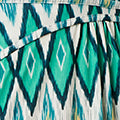 Abstract Print Sleeveless V-Neck Maxi Dress Full Length View