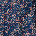 Printed Collared Short Tie Waist Dress Front View 2
