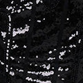 Sequin Embellished Tassel Trim Midi Dress Side View 2