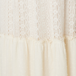 Lace Detail Sleeveless Tiered Maxi Dress Detail View 2