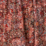 Floral Paisley Semi Sheer Midi Dress Detail View 2