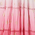 Ombre Print Tiered Sleeveless Maxi Dress Side View 2
