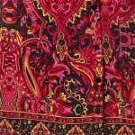 Mosaic Print Long Sleeve Short Shirt Dress Detail View 2