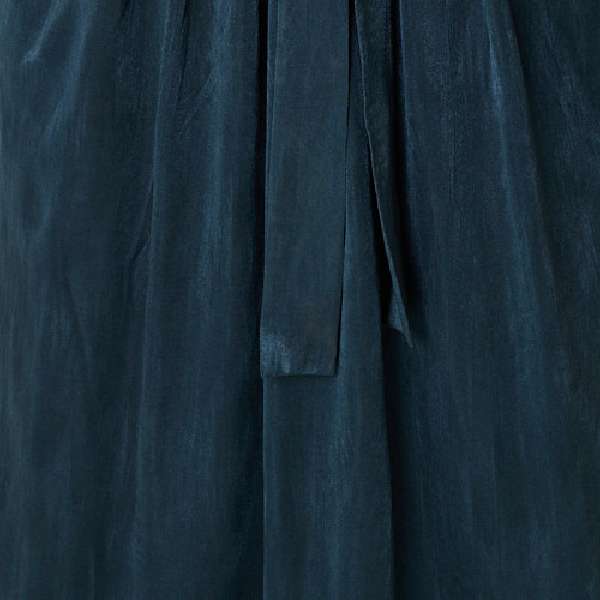 Ruched Long Sleeve Midi Wrap Dress Front View 2