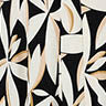 Leaf Print 3/4 Sleeve Midi Tie Dress Front View 2