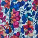 Floral Layered Angel Sleeve Short Dress Front View 2