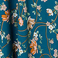 Floral Cap Sleeve Lace Trim Maxi Dress Back View 2