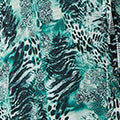 Animal Print Semi Sheer Maxi Dress Full Length View