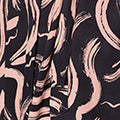 Brushstroke Print Short Shirt Dress Detail View 2