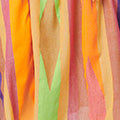 Striped Knee Length Tie Waist Dress Back View 2