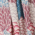 Printed 1/2 Sleeve Pleated Midi Dress Full Length View